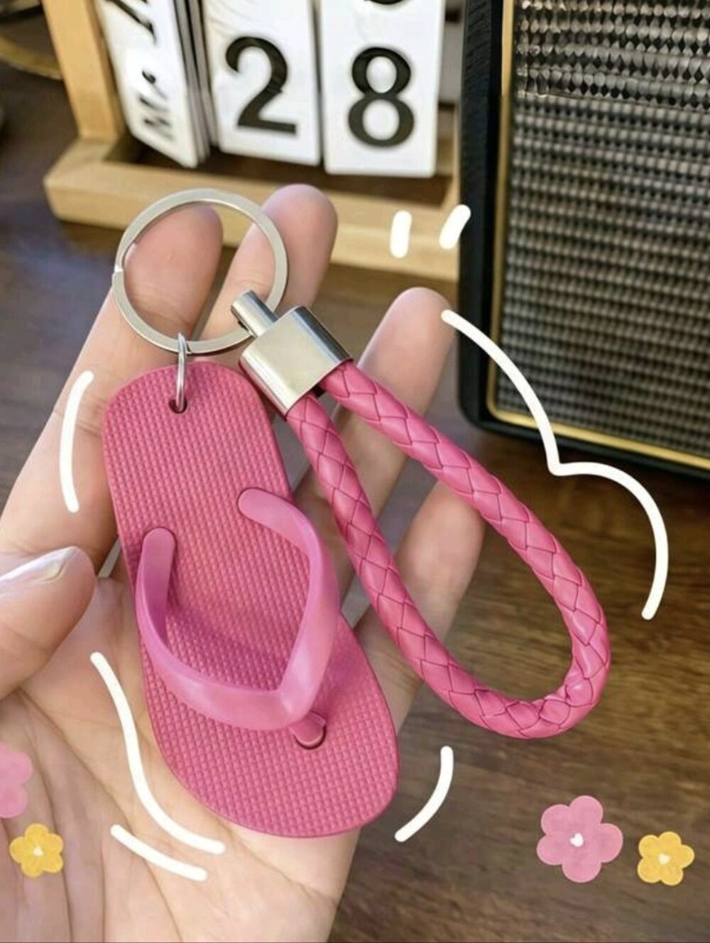 Large Flip Flop Sandal Bag Charm/ Keychain NEW